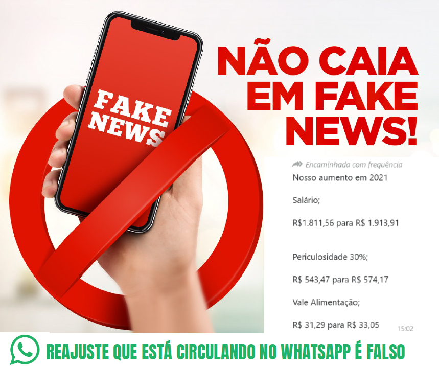 Fake: índice de inflação que está circulando sobre reajuste salarial é  falso – Vigilantes Curitiba